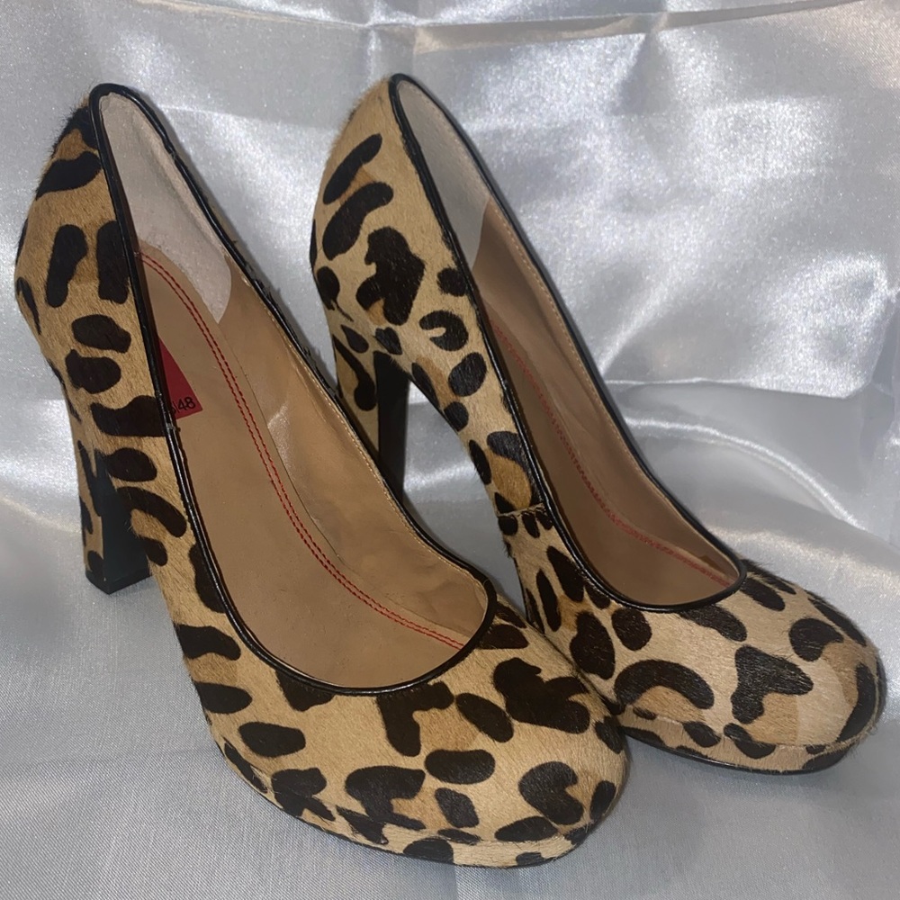 5|48 leopard Print Pumps in Pony Hair